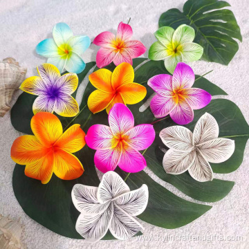 3 1/2" Printed Handmade Foam Flower Hair Pick